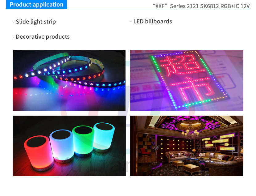 2121 SK6812 RGB+IC Product application