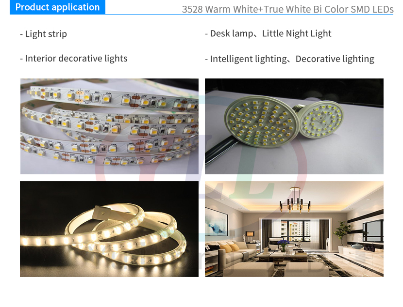 3528 White Bi Color Product application