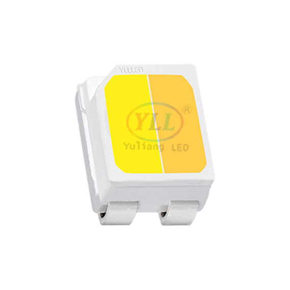 Dual Color Warm White+True White 3528 Bi-Color SMD LED