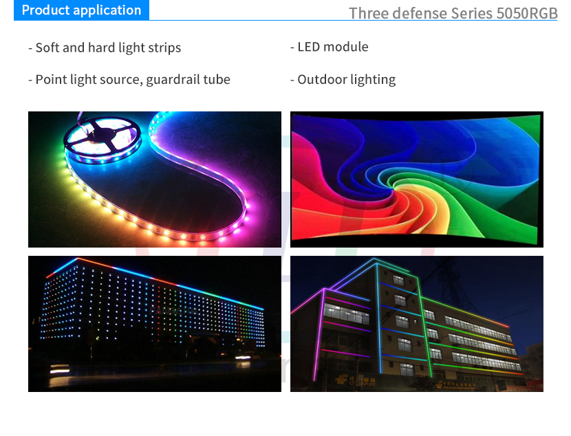 three defense 5050RGB Product application