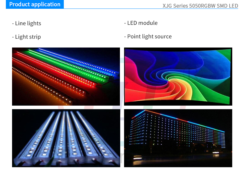 XJG Series 5050RGBW Product application