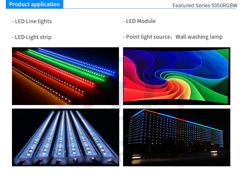 featured series 5050RGBW Product application