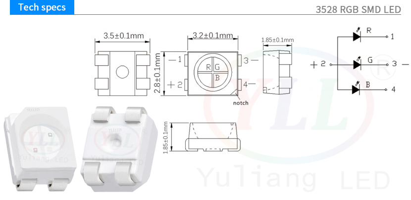 3528 RGB tech specs
