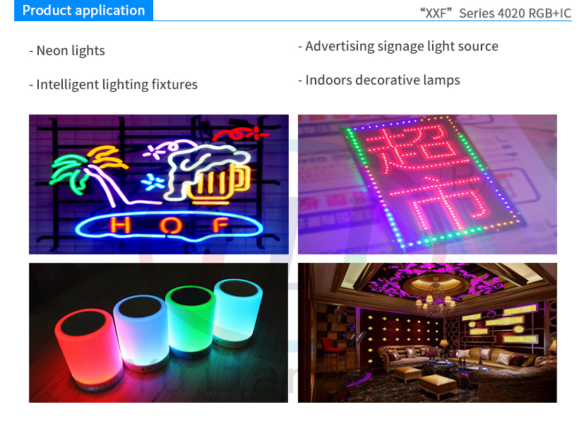 4020 RGB+IC Product application