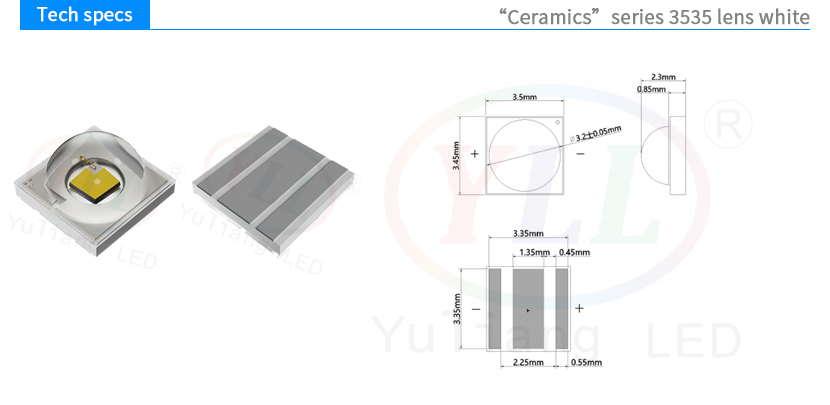 3535lens white tech specs