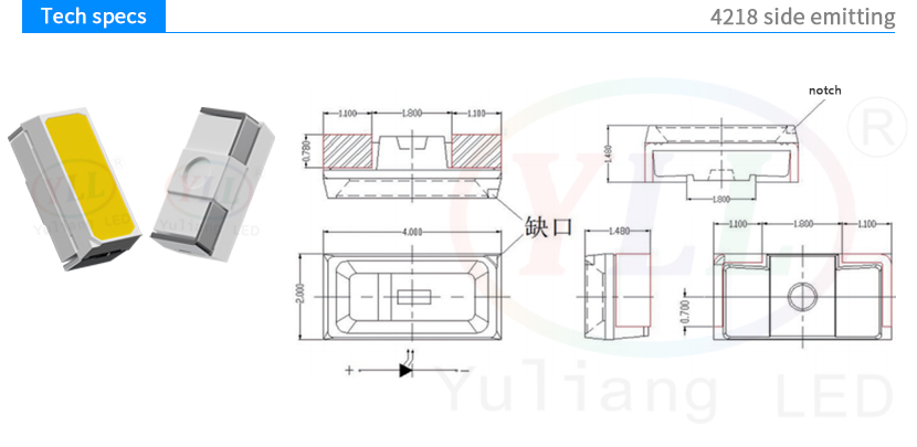 4218side emitting tech specs