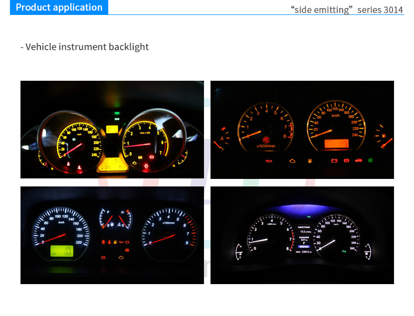 3014side emitting Product application