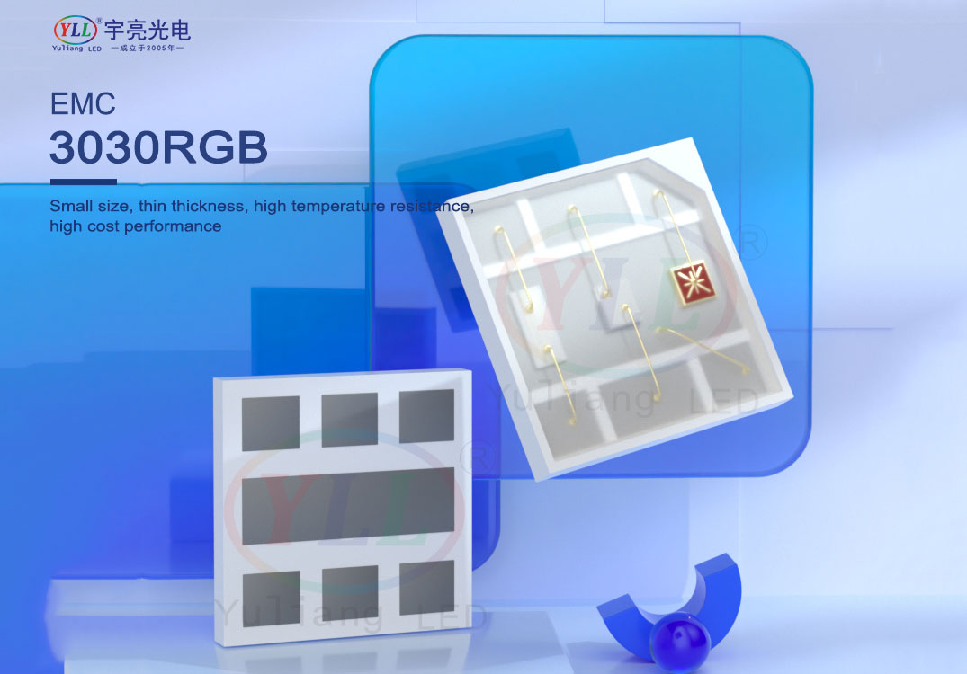 New arrival YL2208  | Yuliang optoelectronic EMC 3030 RGB SMD LED