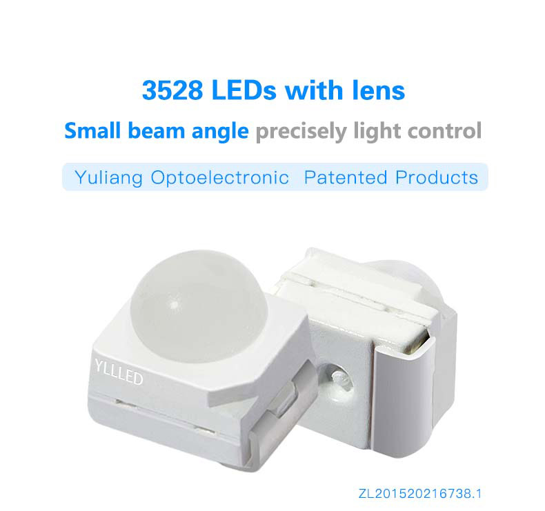3528 LEDs with lens