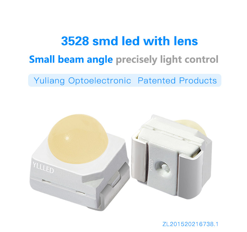 3528 lens LEDs (white light)