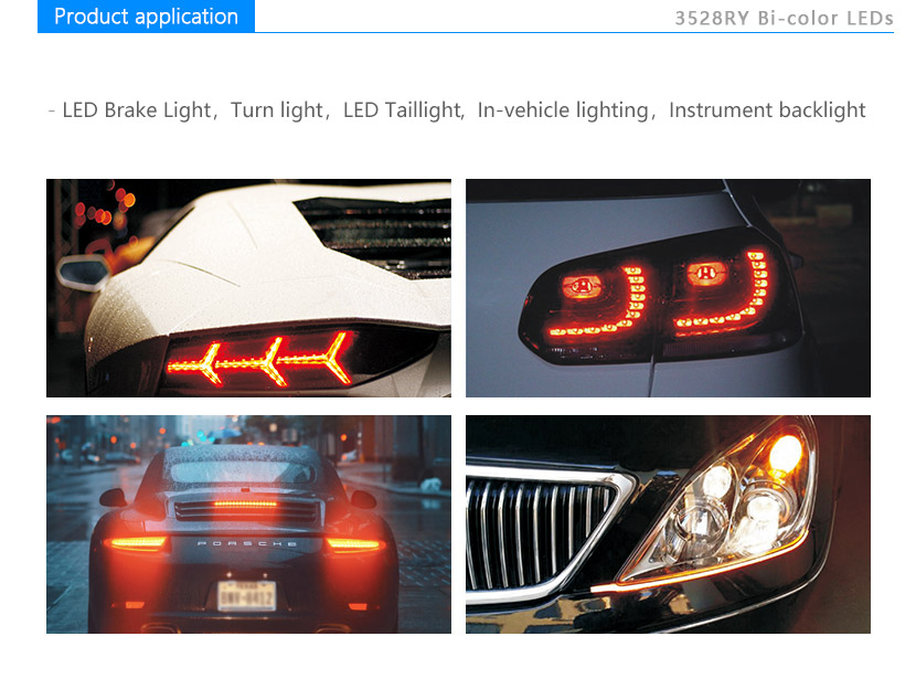 3528RY Bi-color LEDs Product application